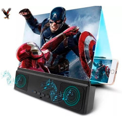 Amplificador Pantalla Celular Parlantes Bluetooth, disfruta de tus videos del celular en pantalla ampliada