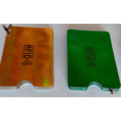 FUNDA ANTIRROBO DE TARJETAS BANCARIAS BLOQUEADOR RFID