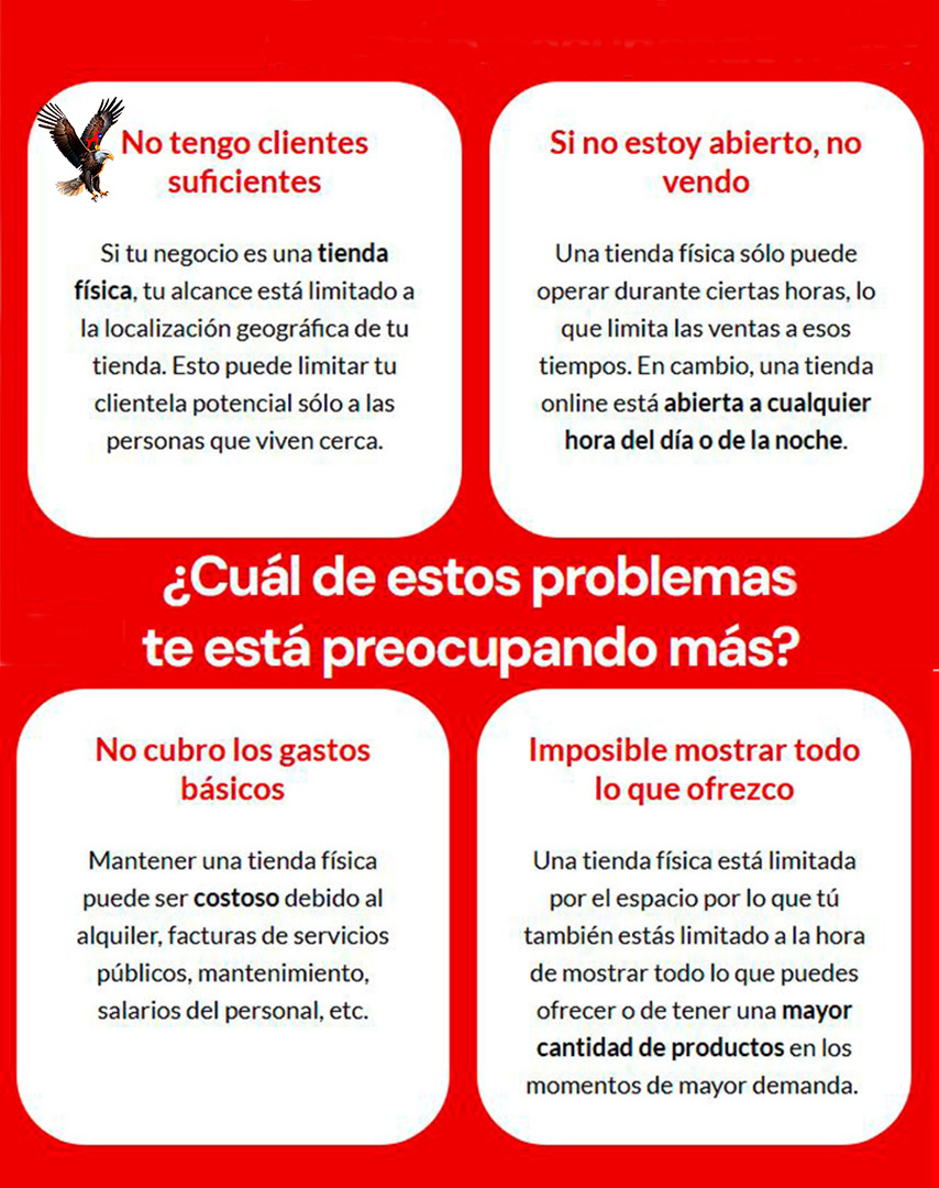 Problemas que preocupan a los comerciantes y pequeños negocios